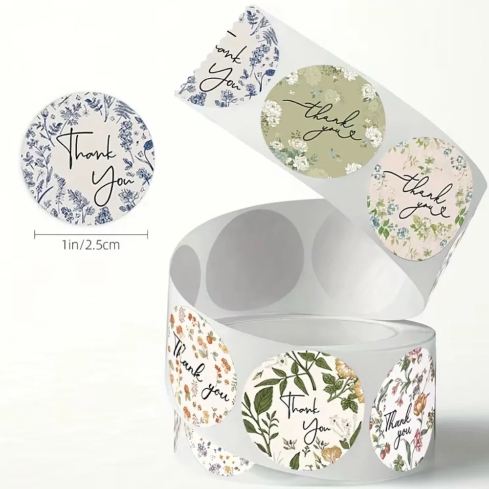 Thank You Design Stickers 100ct~ 1” (Boutique) ~NEW~ 2 For $12